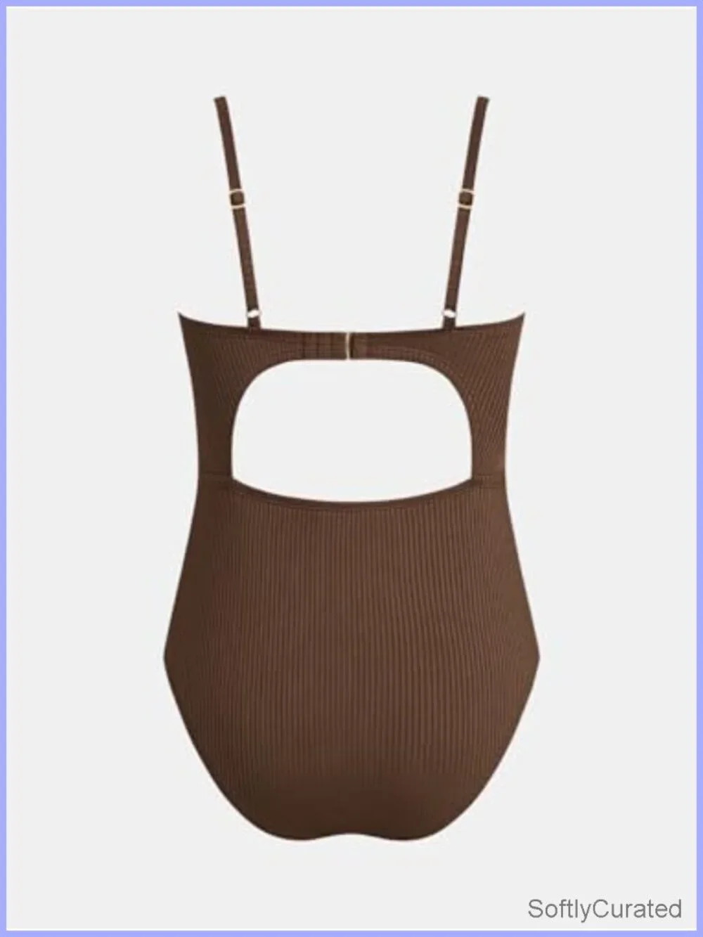 Maternity One Piece Swimsuit Adjustable Spaghetti Straps Scoop Neck Back Cutout